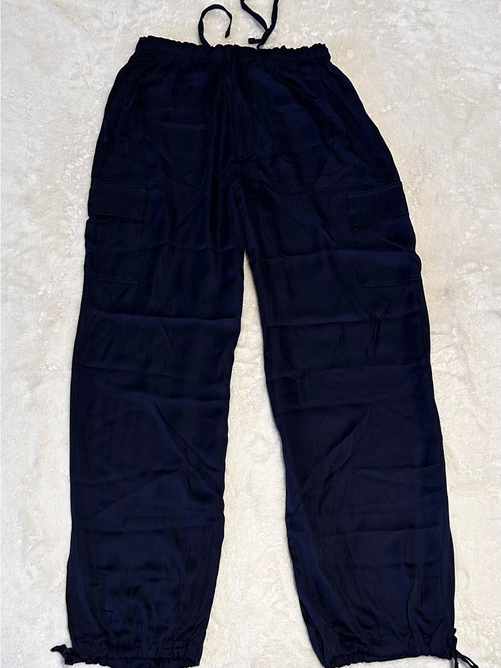 PINK Victoria's Secret Men's Navy Cargo Drawstring Joggers
